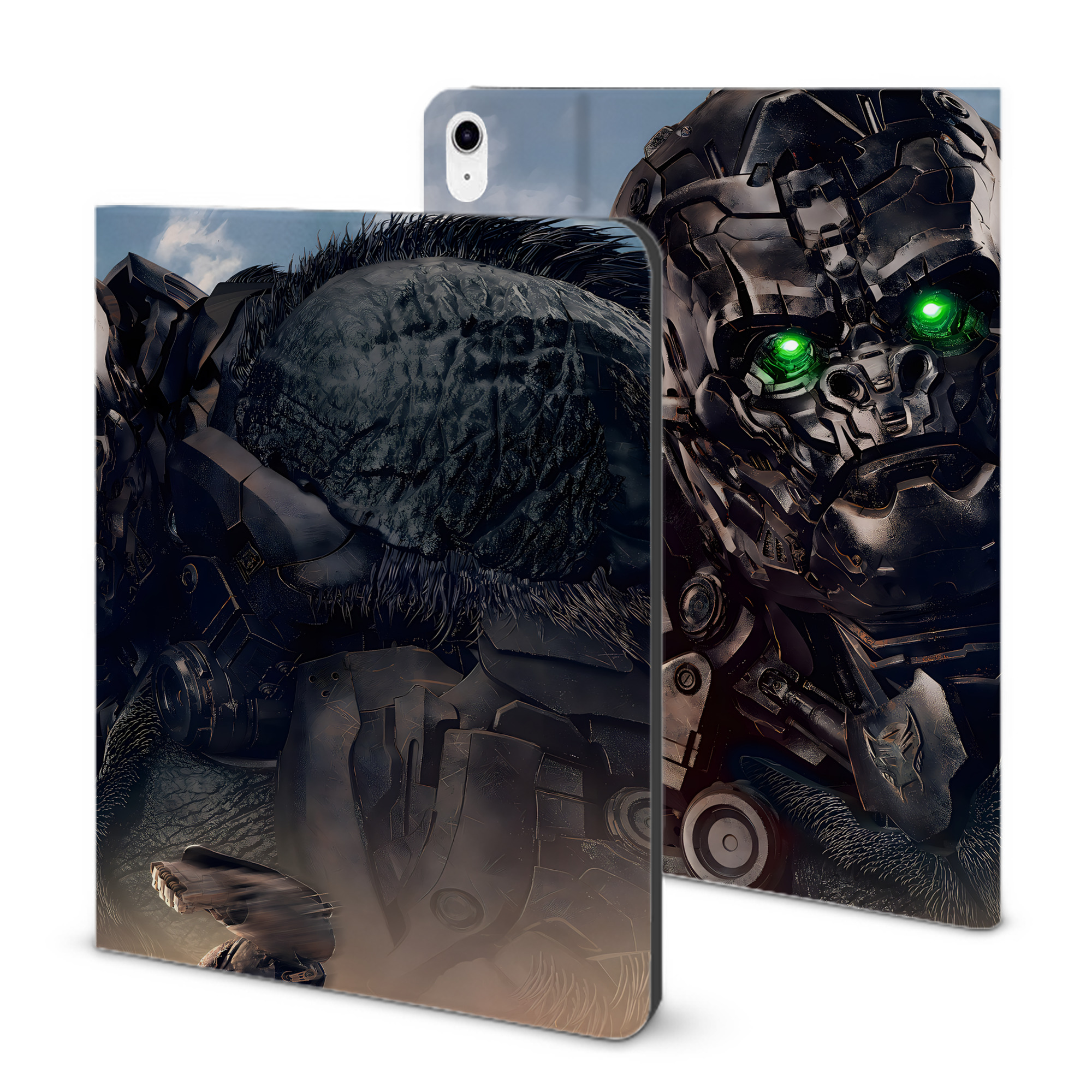 （画像用） Transformers トランスフォーマー IPad ケース ブック型 PUレザー TPU 耐衝撃 軽量 薄型 ペン収納なし 全面保護 IPad 各モデル対応